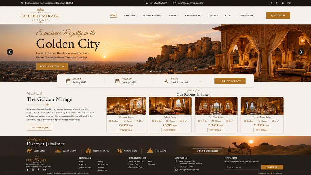 Website Designers for Hotels